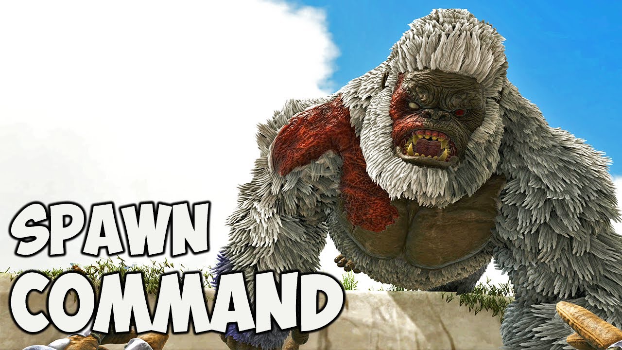 Megapithecus Boss ARK Spawn COMMAND | How To Summon MEGAPITHECUS BOSS Ark CODE 2023