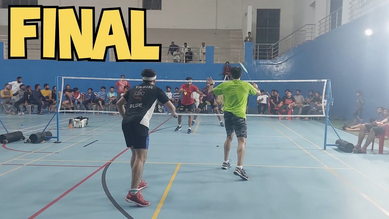 Badminton championship jaranwala - Raja haider & Zunain vs Yasir Ali & Anjum pakistan badminton