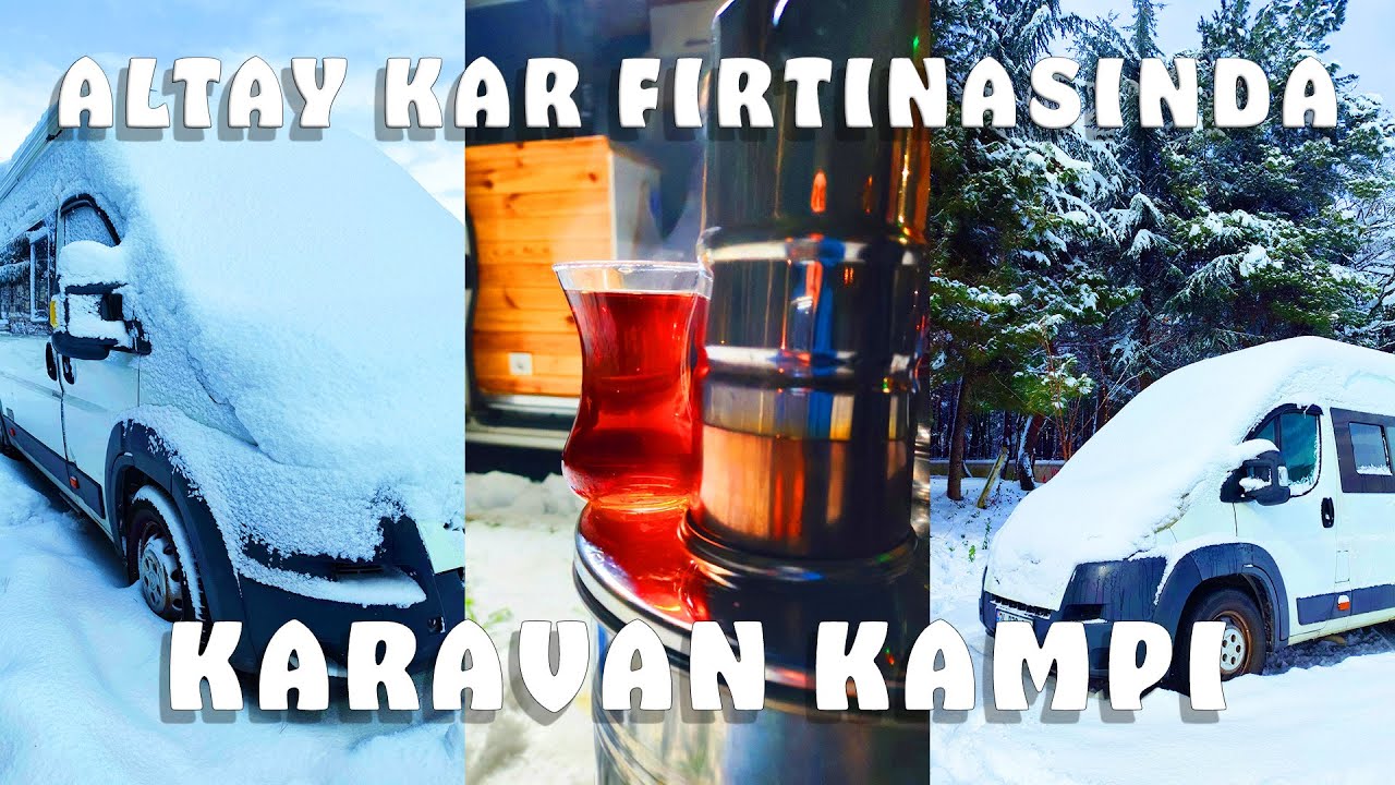 ALTAY KAR FIRTINASI'NDA KARAVAN KAMPI - 2025 ŞUBAT