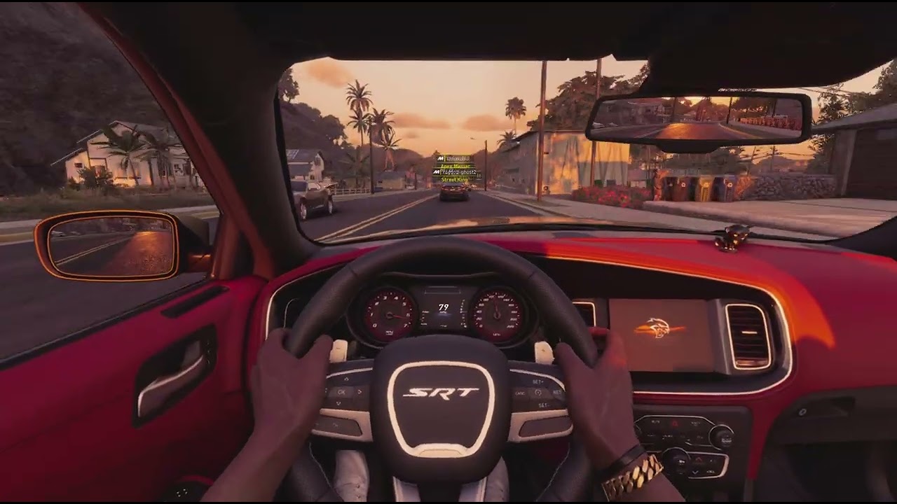 Scareface The Redeye Charger cruises wit gang (NON-EDITED)