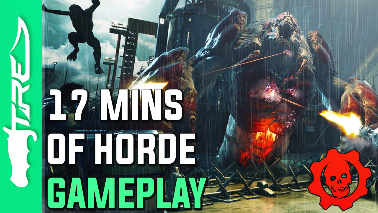 Gears of War 4 - 17 Minutes of Horde Mode 3.0 Gameplay (Gears of War 4 Horde Mode 3.0)