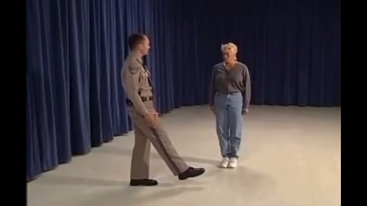 One Leg Stand DWI Sobriety Test