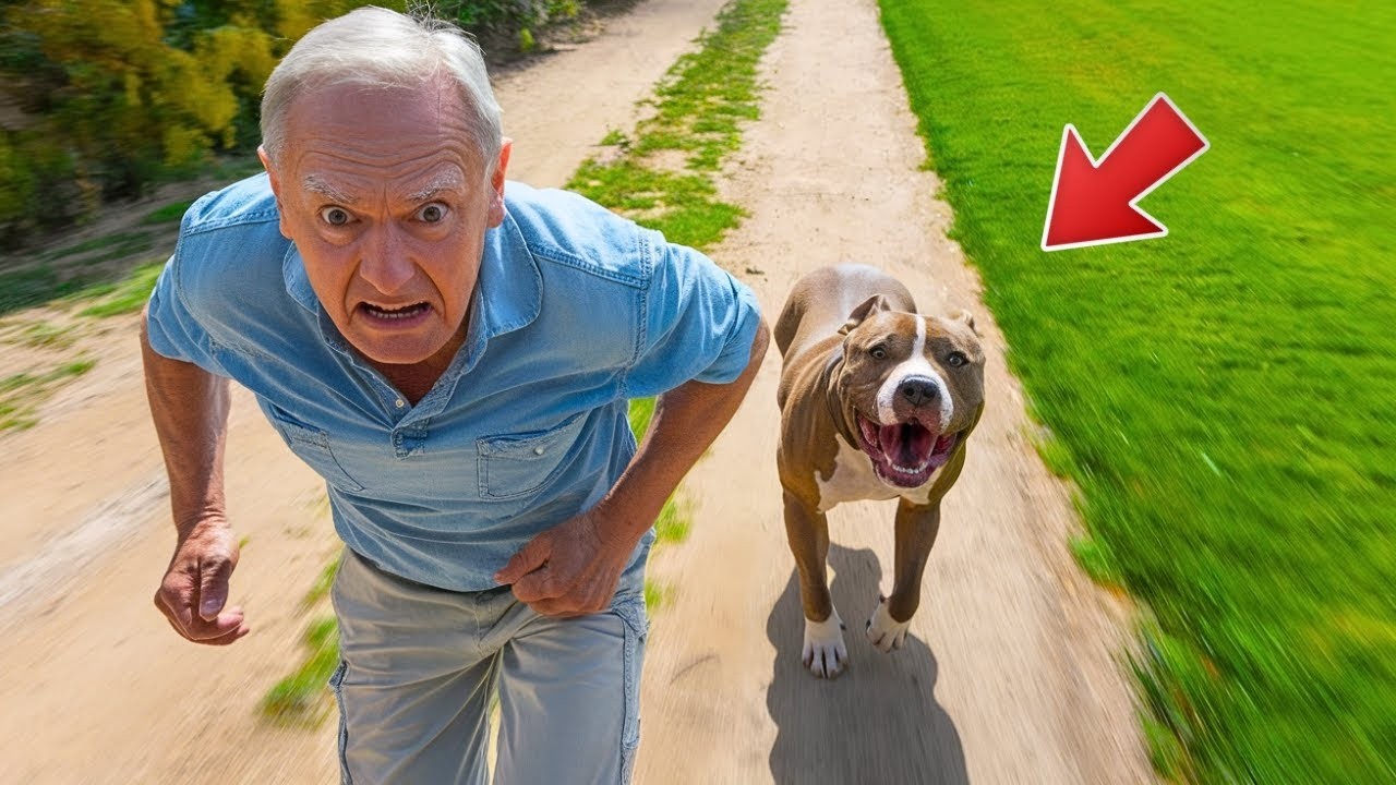 Mężczyzna uwalnia pitbulla po latach w łańcuchach &ndash; to, co się dzieje, mrozi krew w żyłach!