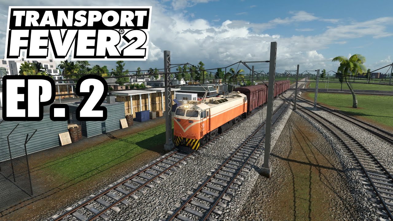 Transport Fever 2 : 台灣 EP.2 - 第一列火車差點撞熊 !