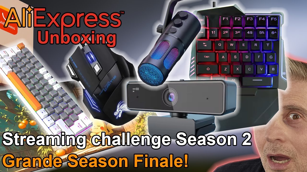 Грандиозный финал второго сезона AliExpress Streaming Challenge! Распаковка и мини-обзор