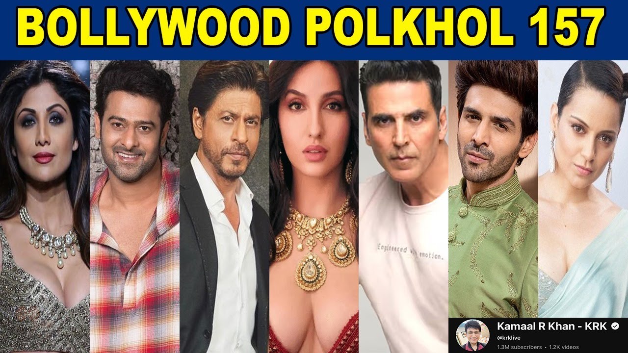 BOLLYWOOD POLKHOL 157 | KRK #krkreview #bollywood #bollywoodkhabar #bollywoodNews #srk #krk #films