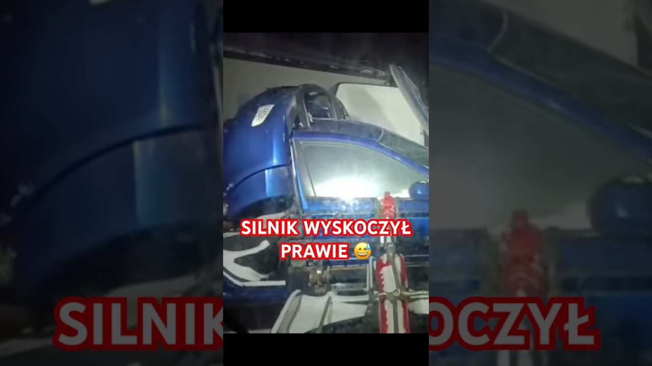 SILNIK WYSKOCZYŁ Z MAZDY PRAWIE 😂 #graoplon #shorts #funnymoments #viral