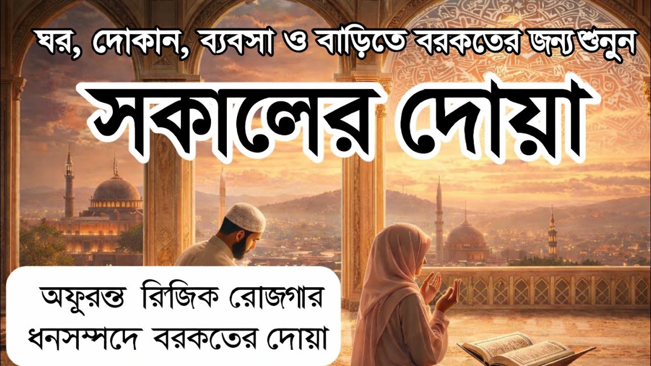 সকালটা শুরু হোক হৃদয় শীতল করা বরকতময় আয়াত দিয়ে। সকালের দোয়া ও জিকির । Morning Dua by Alaa Aqel