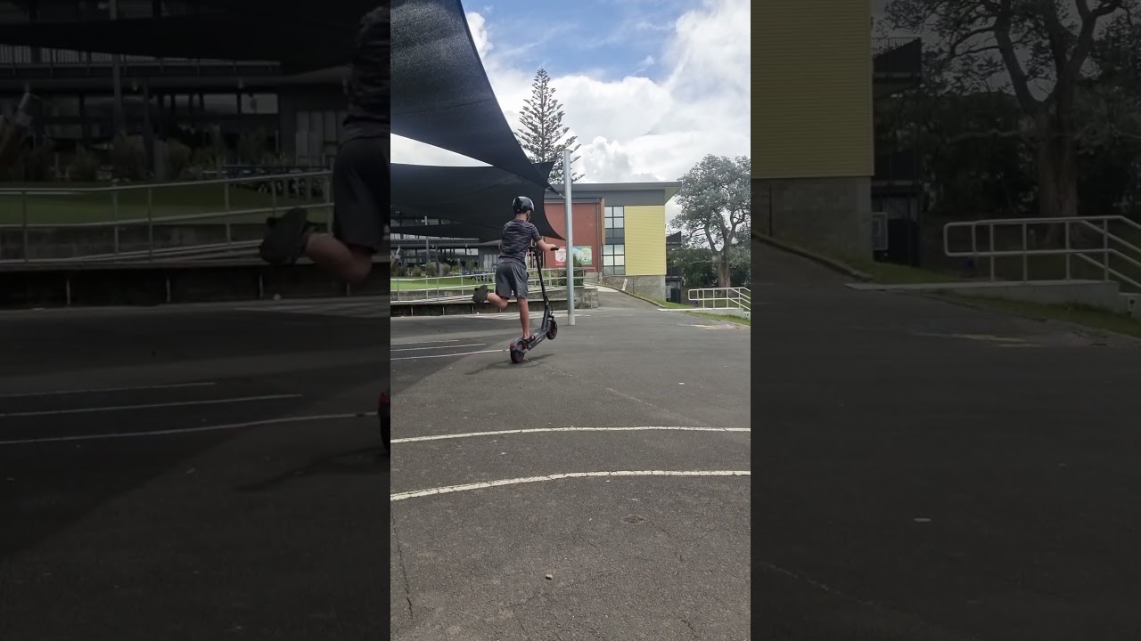 E scooter wheelie 🫣💀 