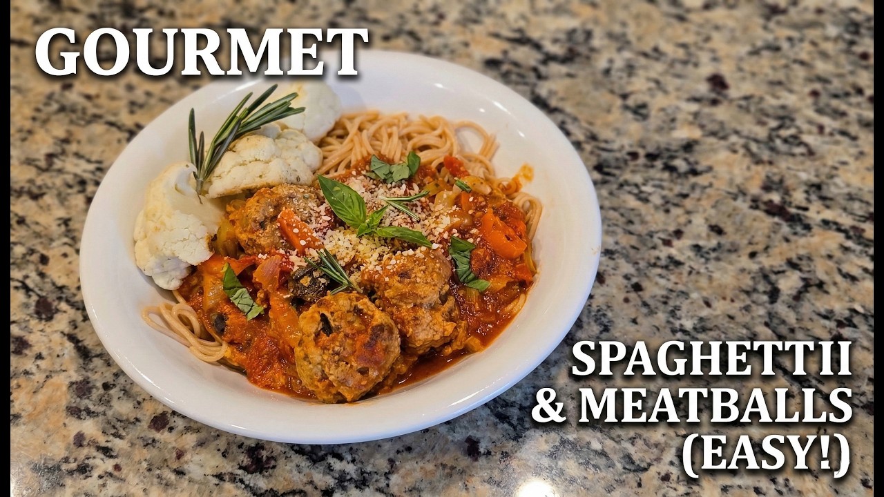 Restaurant Quality Spaghetti & Meatballs with Everyday Ingredients. Italian Chains are in trouble!