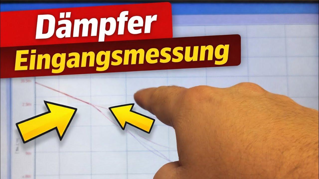 Stoßdämpferprüfstand Eingangsmessung erklärt 