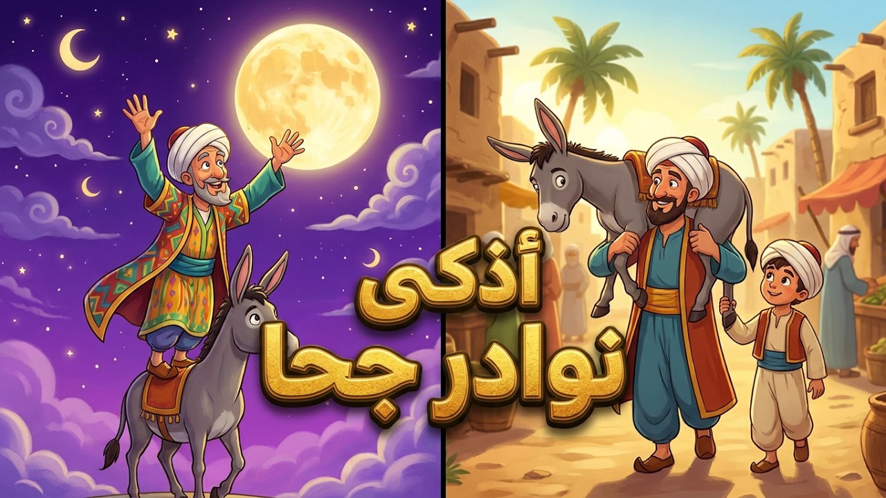 اضحك مع اجمل و اروع و اذكى نوادر و طرائف من مجمع قصص و حكايات جحا الكبرى باللغة العربية الفصحى