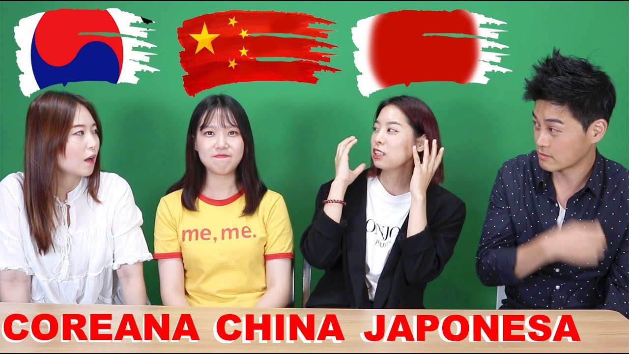 Coreana Japonesa China hablan de la diferencia entre Corea Japón China | Cultura, Apariencia