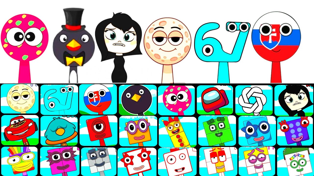 My Sprunki OC All The Moon. Phase 2 The Moon Wakes Up.Phase 1 to Phase 67 South Africa 26 