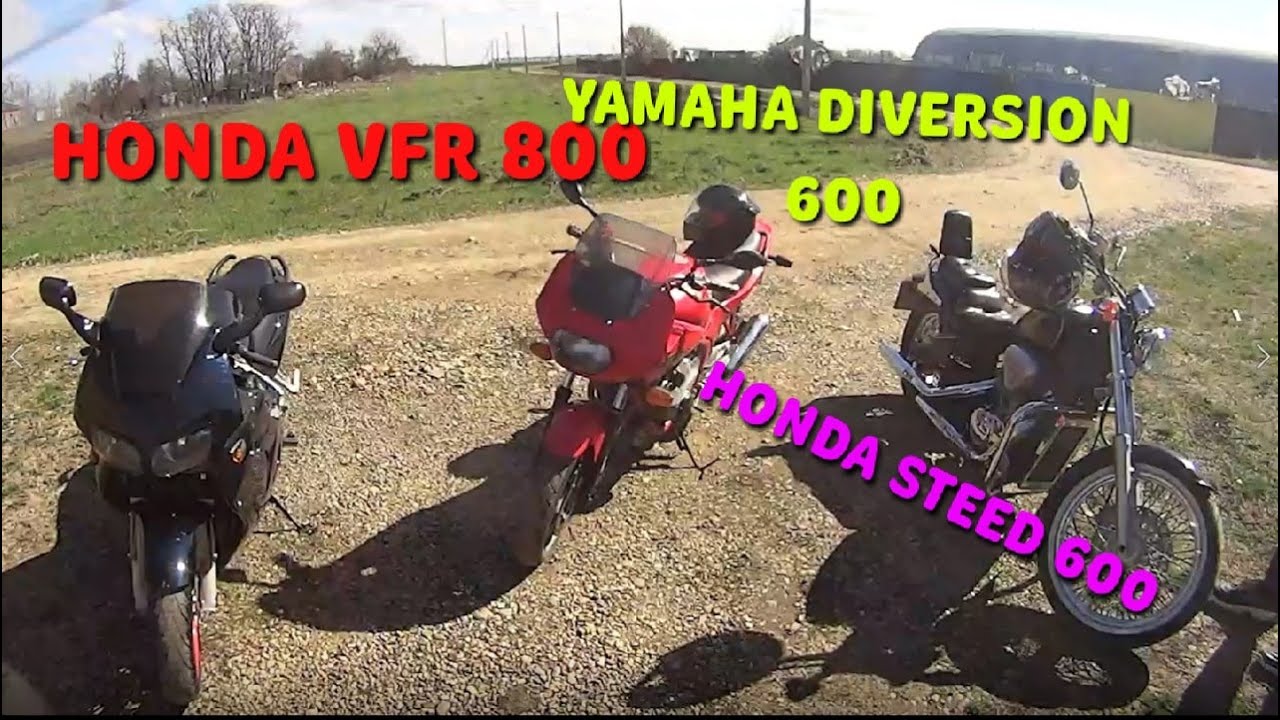 Тест Драйв HONDA VFR 800 и Прохват На Японских старичках) часть 1