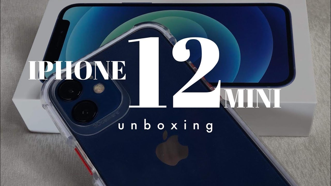 IPHONE 12 MINI UNBOXING (BLUE 💙 256gb)