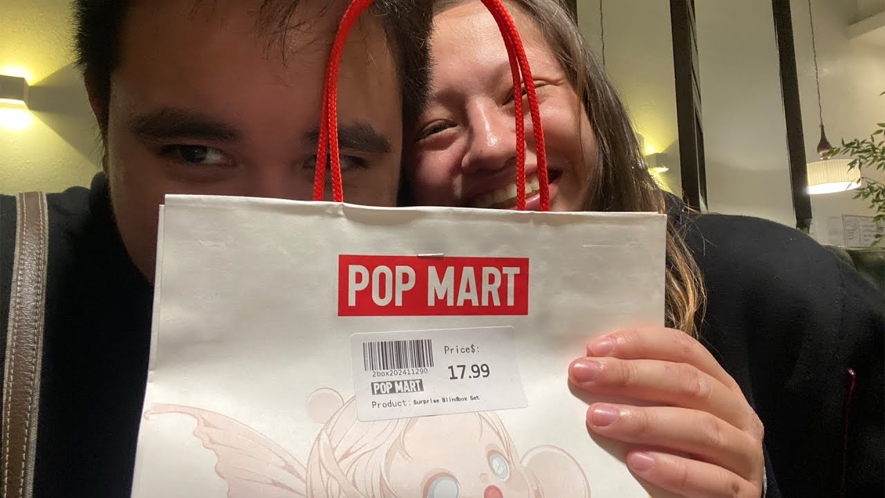 OPENING OUR $17.99 MYSTERY BOX FROM POP MART LOS CERRITOS