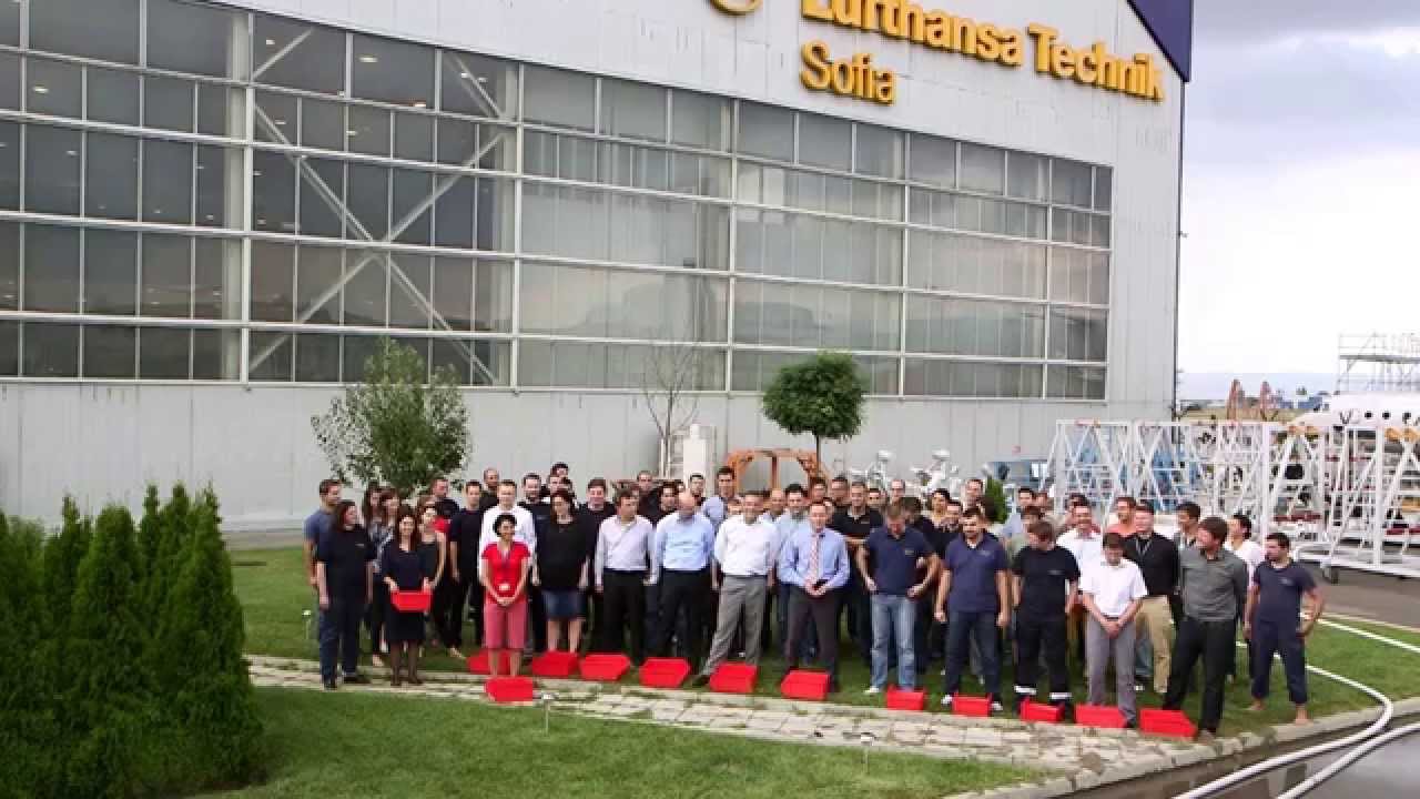 Lufthansa Technik Sofia - Ice Bucket Challenge