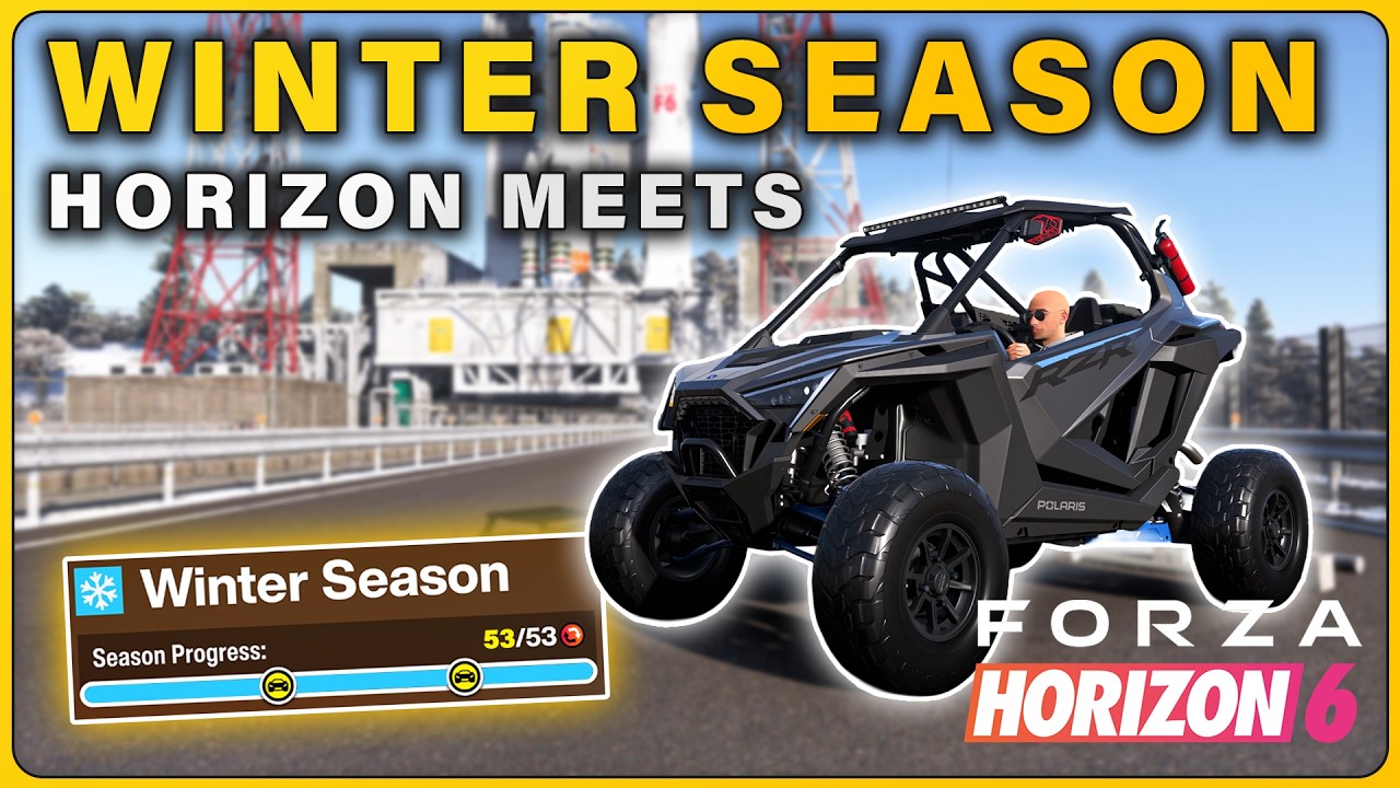 How to do WINTER Season Challenges | HORIZON MEETS ► Forza Horizon 6