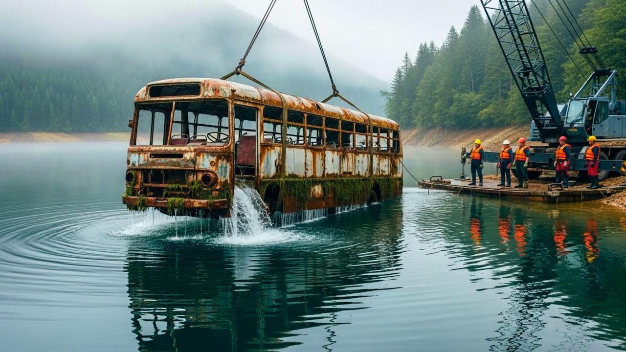 Lost Beneath the Sea for Decades&hellip; This School Bus Restoration Shocked Everyone
