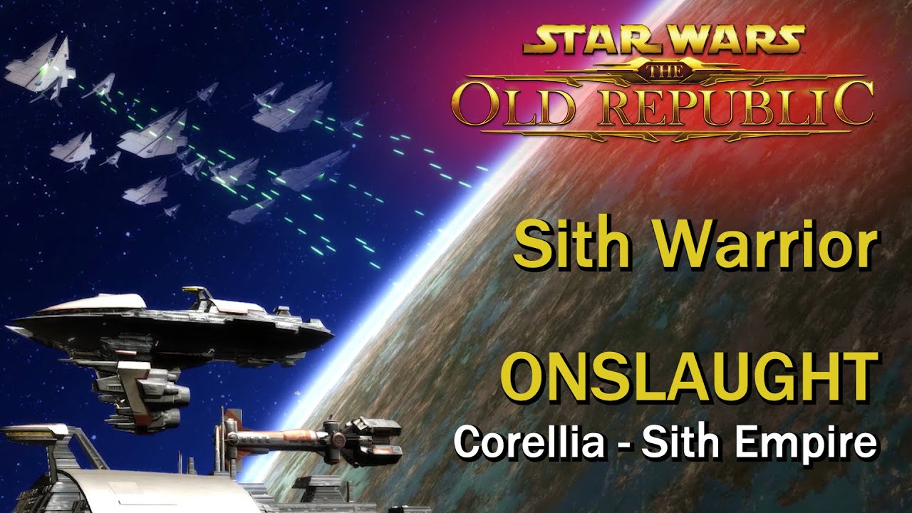 SWTOR: Onslaught - Objective Meridian: Corellia - Sith Empire | Sith Warrior