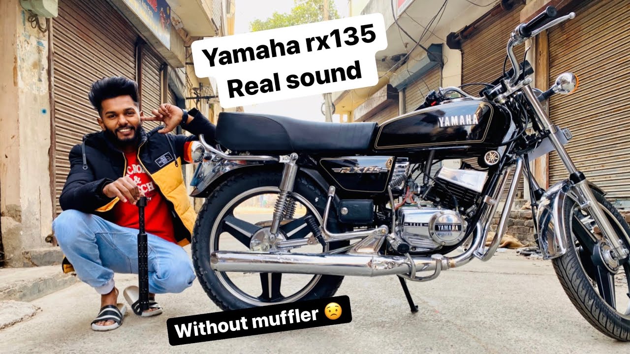 Yamaha rx135 real sound without muffler 🤩| Public Reaction | Kan fad diye 💨 | Gill Brand