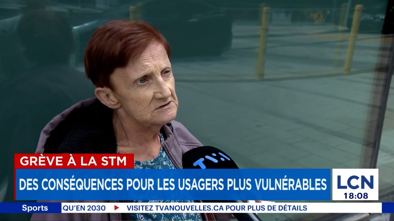 Grève à la STM: les usagers plus vulnérables écopent