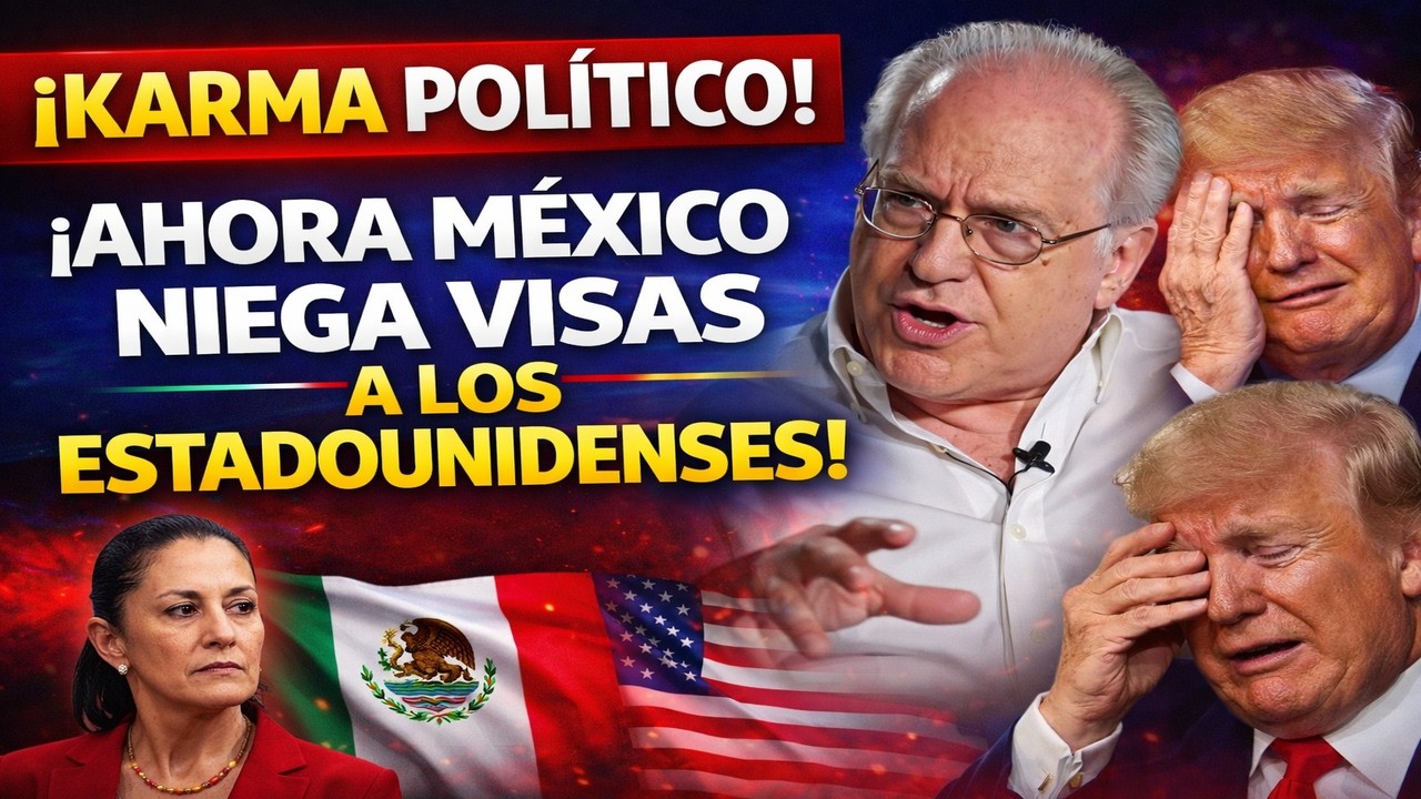 ¡KARMA! Trump Quitaba VISAS a Mexicanos — Ahora México Se Las NIEGA a Ellos