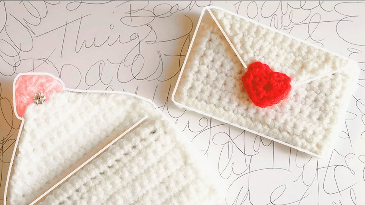 how to crochet a love letter wallet 💌