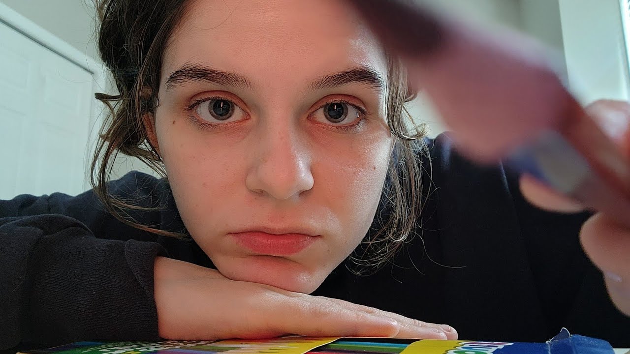 lofi asmr doing your makeup with pencil crayons/colored pencils (no talking)