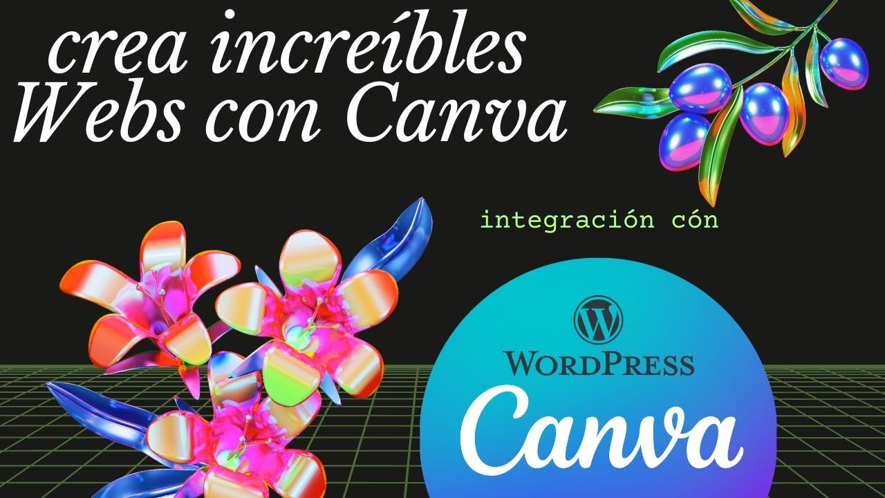 Canva tutorial #1 Crear Paginas Web con Canva & Wordpress diseño ejemplos de CANVA websites