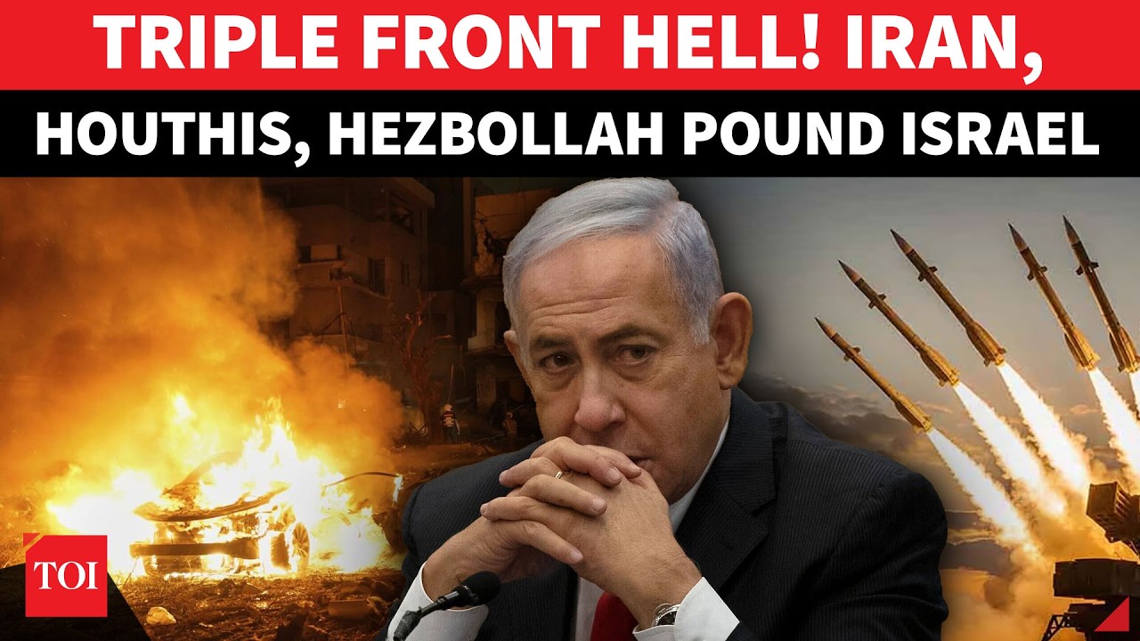 Iran, Houthis, Hezbollah RAIN HELL On Israel In JOINT ATTACK; Missiles BATTER IDF From All Sides