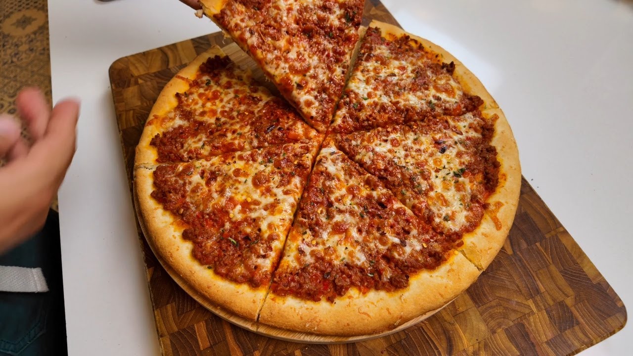 PIZZA CASERA fácil y rápida