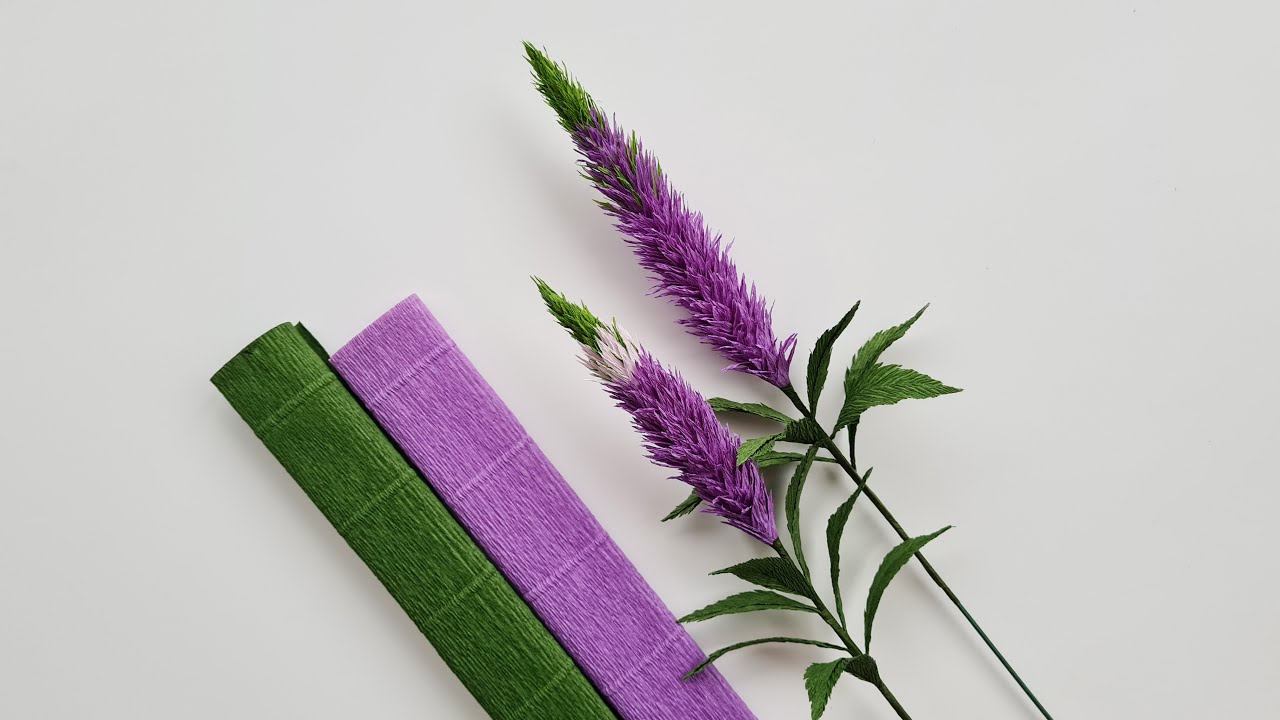How To Make Veronica Paper Flower / Paper Flower / Góc nhỏ Handmade