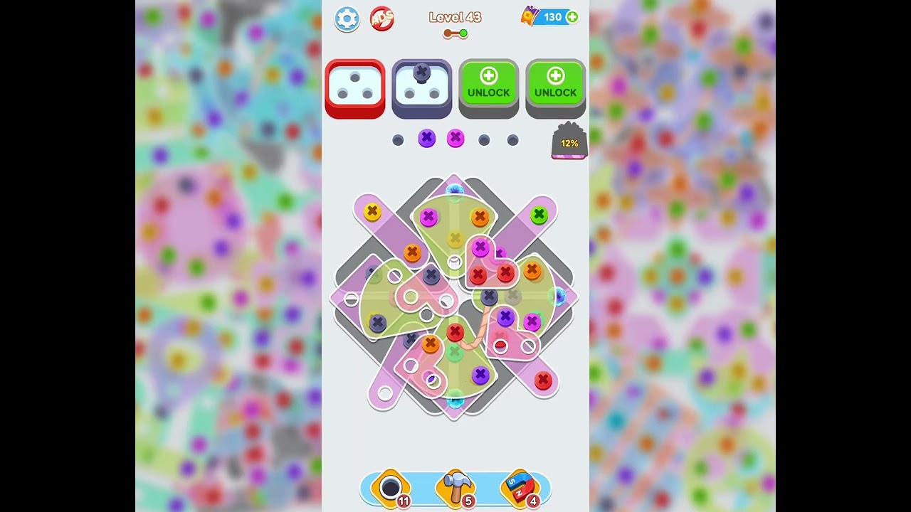 Screw Pin out! (Screw Out!) 🔩 Level 43 Walkthrough & Solution