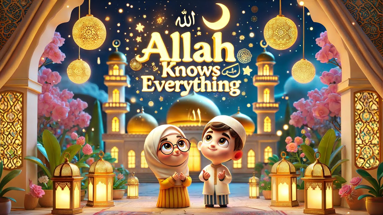 Allah Knows Everything | 3D Animated Islamic Poem & Cartoon Rhyme | Educational Nasheed for Kids