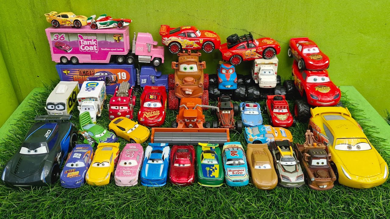 Disney Pixar Cars Unboxing Review | Lightning McQueen, Tow Mater, Doc Hudson, Sally Carrera, Cruz