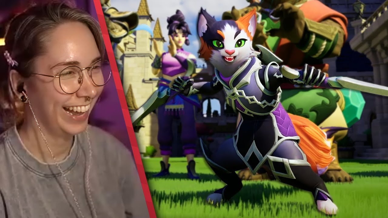 I'm a murderous kitten in ORCS MUST DIE!