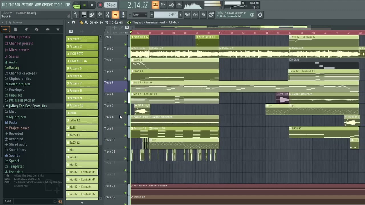 JVKE - Golden hour (FLstudio remake) took me 1 day