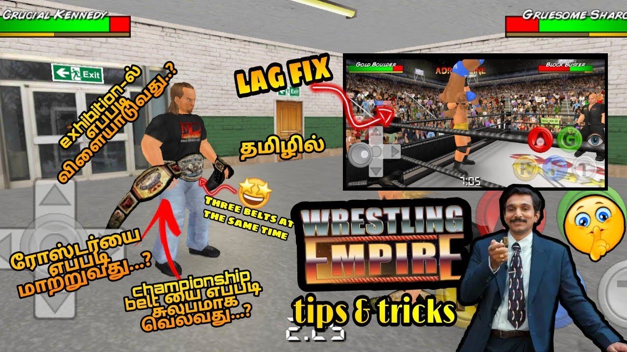 Wrestling empire tips & tricks (தமிழில்)