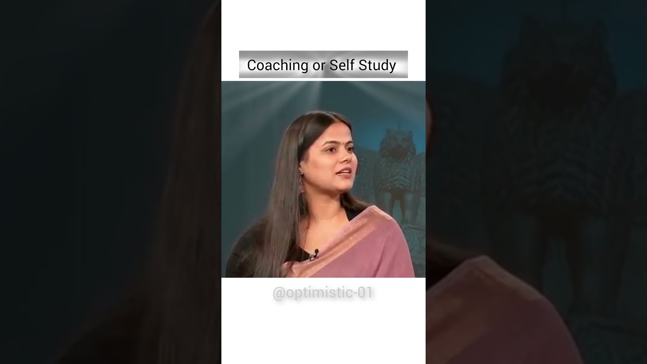 coaching institute or self study 