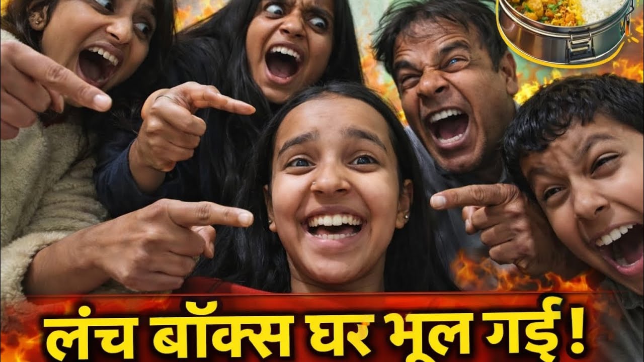 Lunch box ghar bhul gayi ladai hogyi # forgot #tranding #funny #viralvideo# 
