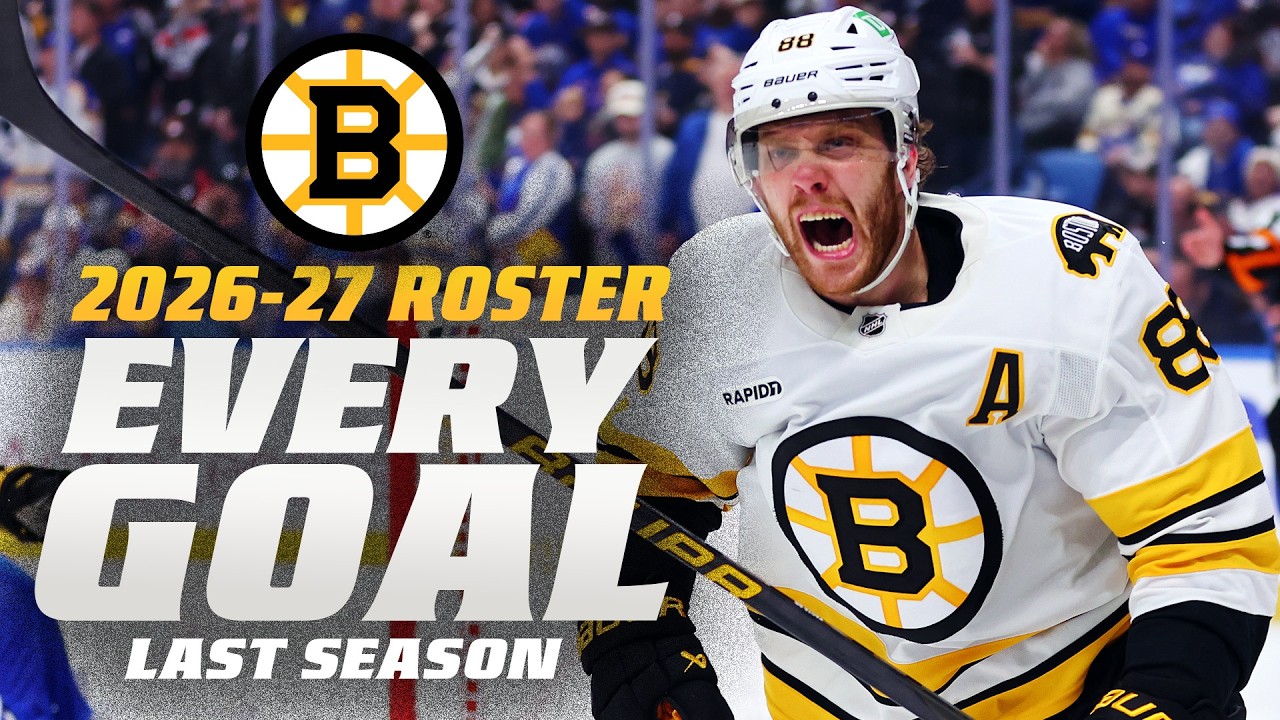 Every Goal Scored Last Season by the 2026-27 Boston Bruins Roster