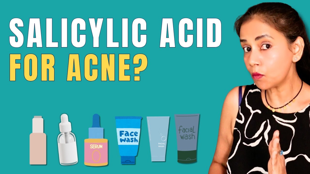 🔬 Салициловая кислота от акне, черных точек и прыщей | Лучшие продукты