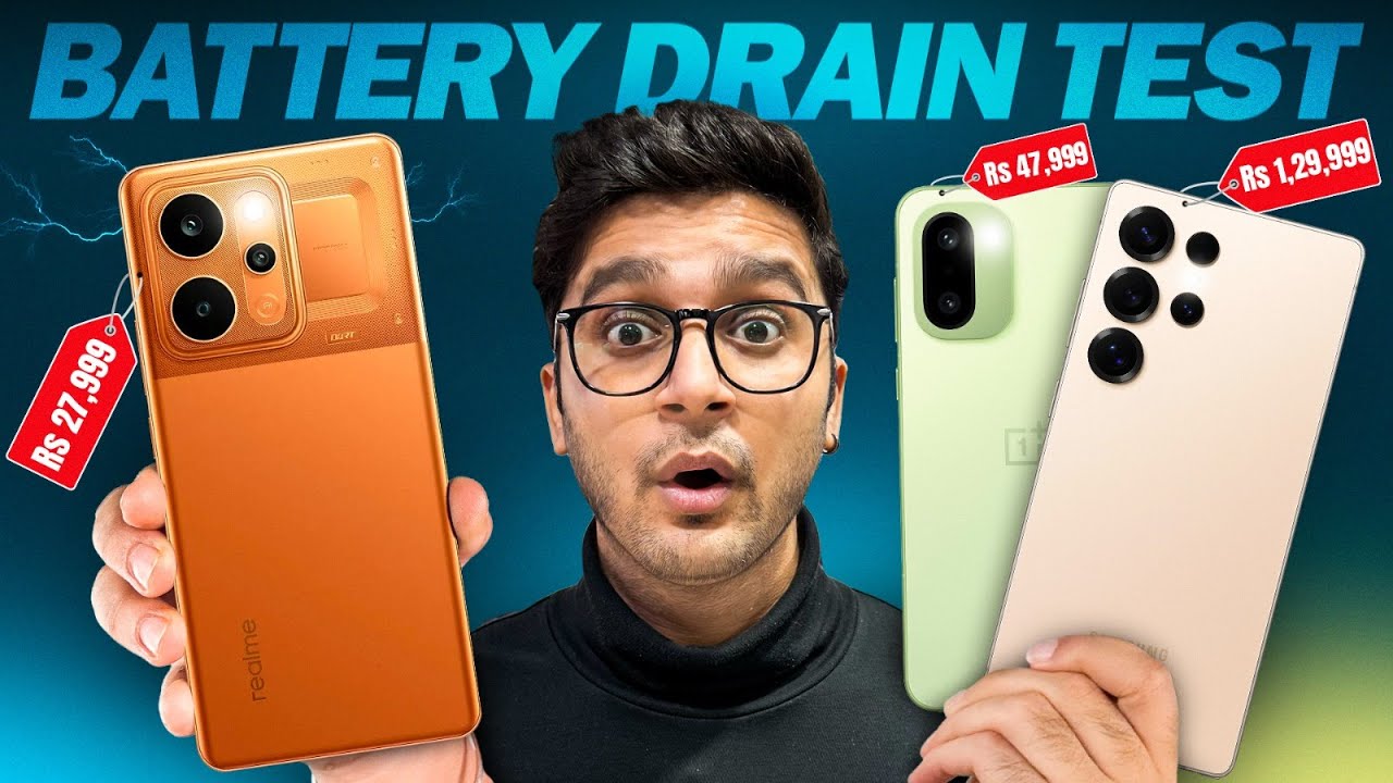 Realme P4 Power Battery Test vs OnePlus 15R and Galaxy S25 Ultra: 10,000mAh vs Flagships 🚀