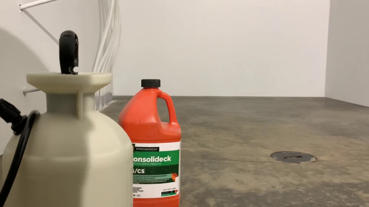 Example of sealing floor