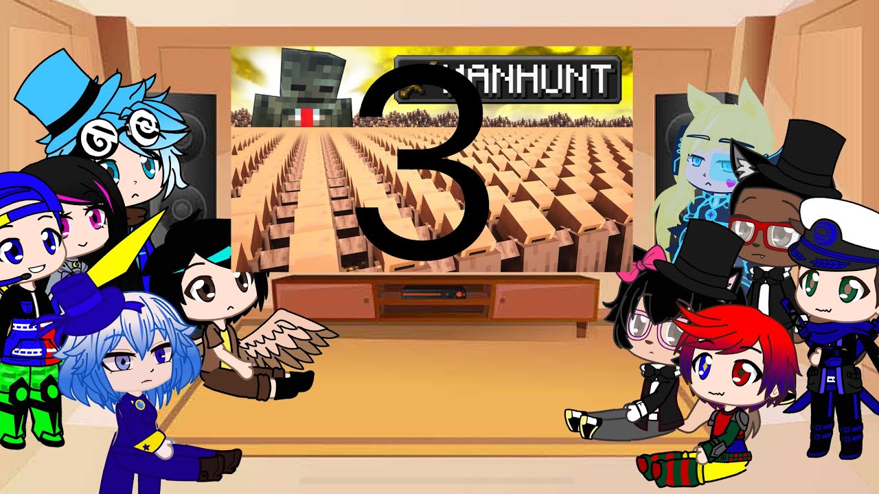 Gacha crew reacting to Grox 1,000,000 villager manhunt part 3 ￼ final part  @GroxMC ￼￼