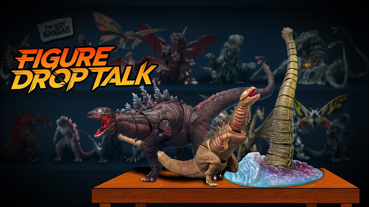Figure Drop Talk: S.H.MonsterArts Godzilla (2016) 2nd & 3rd Forms & Giant Unidentified Creature Set