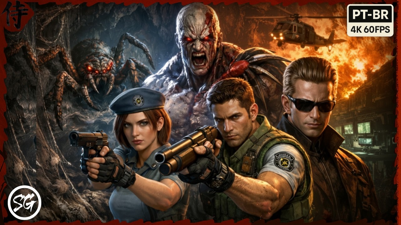 Resident Evil HD Remaster #03 FINAL - Wesker, Laboratório e o Final da Campanha!