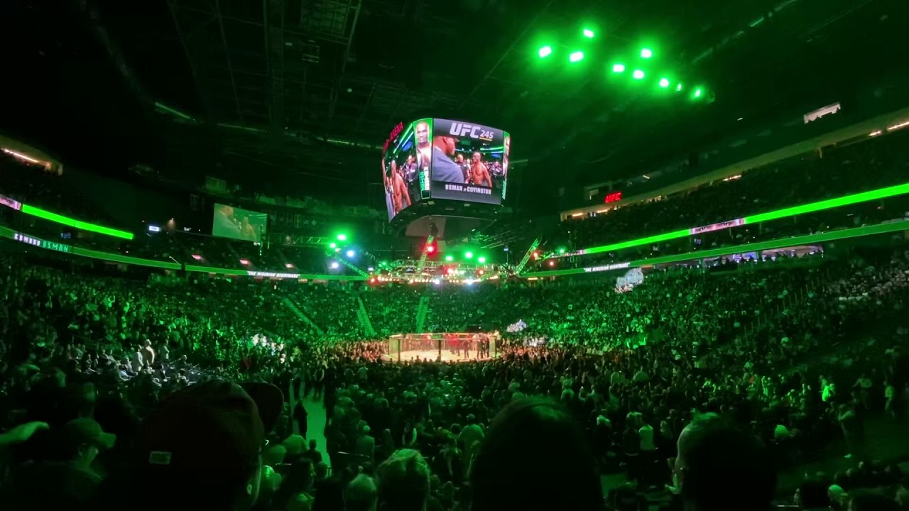 UFC245 KAMARU USMAN WALKSOUT TO COLBY COVINGTON LIVE FROM T-MOBILE ARENA